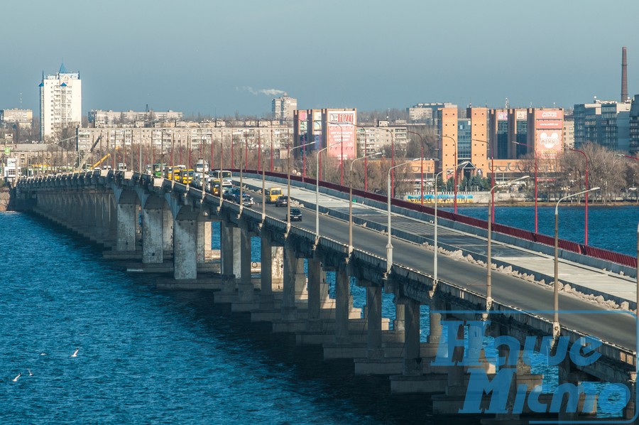 Что происходит на Новом мосту Днепра. Новости Днепр