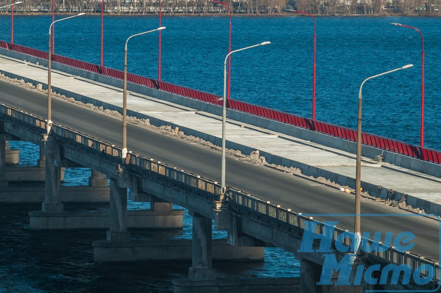 Что происходит на Новом мосту Днепра. Новости Днепр