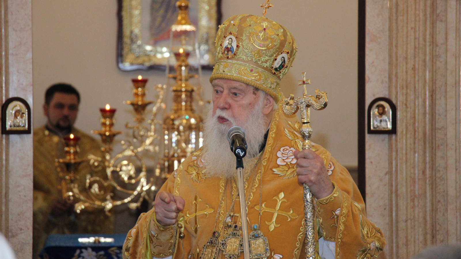 У Дніпрі Патріарх Філарет освятив Церкву на честь Ікони Божої Матері. новости Днепр