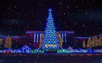 Новогодняя елка Днепра вошла в Национальный реестр рекордов. Новости Днепра.
