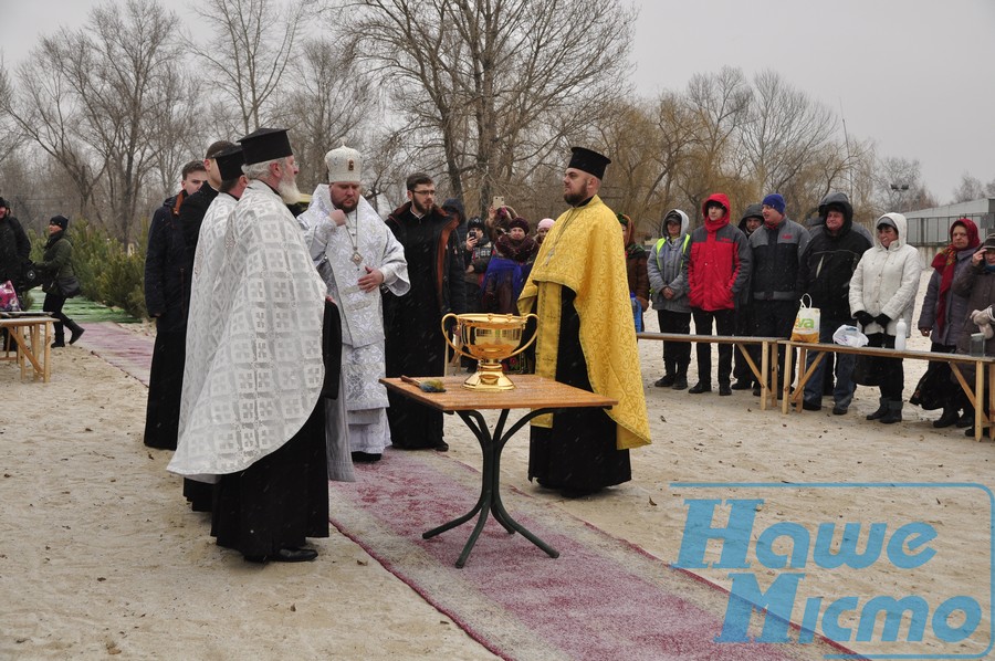 Крещенские купания в Днепре. Нововсти Днепра