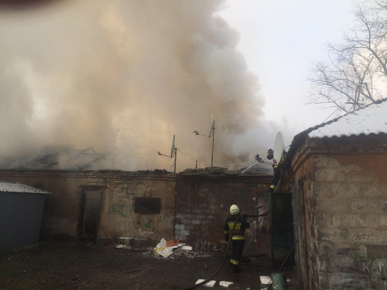 В Днепре горели складские помещения. Новости Днепра