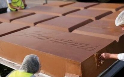 Днепрян угостят 100-килограммовой шоколадной конфетой. новости Днепра