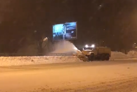 "Буран" вышел на дороги Днепра (ВИДЕО). Новости Днепра.