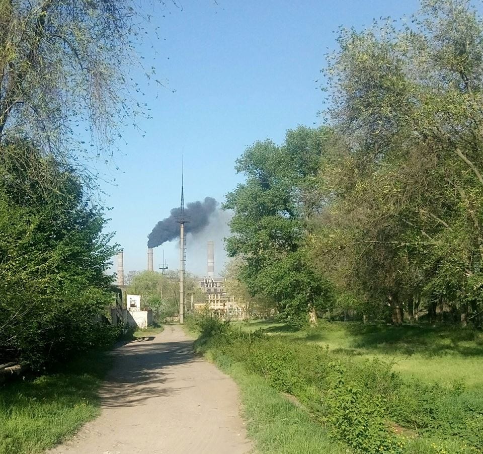 В Днепре снова горела Приднепровская ТЭС. Новости Днепра