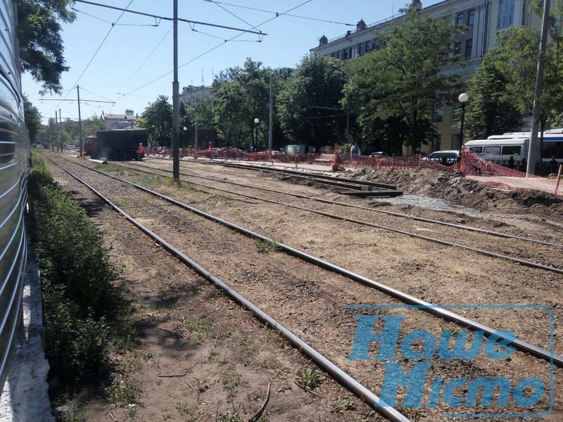 В Днепре из-за метро переносят первый трамвай. новости Днепра