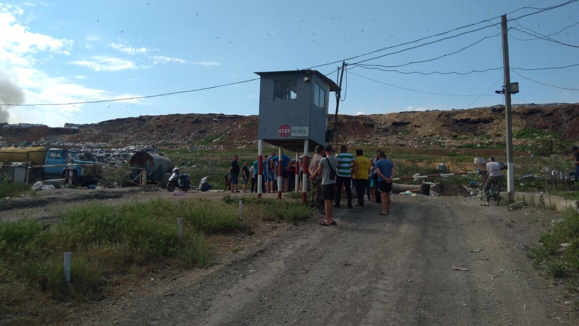 Под Днепром горит полигон бытовых отходов (Фото). Новости Днепра.