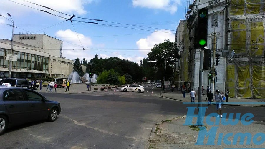 В центре Днепра перекрыто движение по ул.Фабра (Серова). новости Днепра