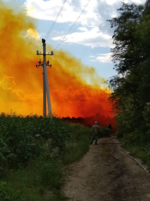 Под Днепром взорвалась цистерна с азотной кислотой (Фото, видео). новости Днепра