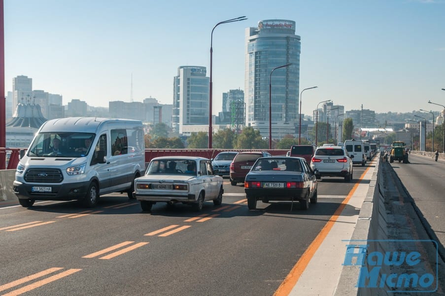 В Днепре открыли отремонтированную часть Нового моста. Новости Днепра