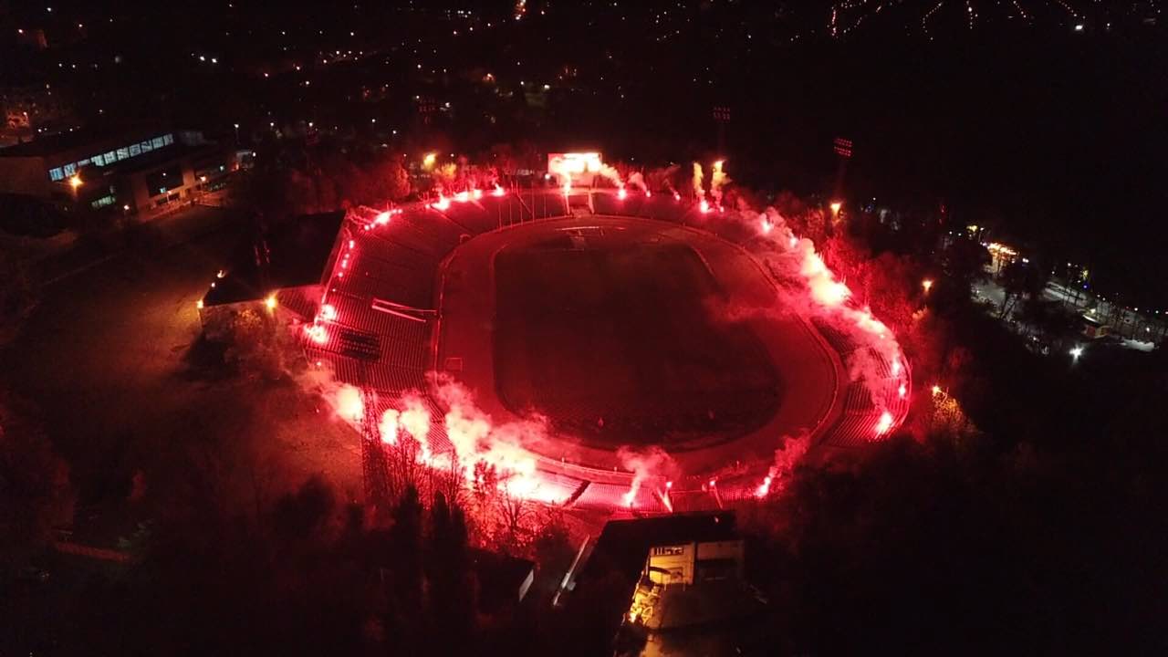 В Днепре горел знаменитый стадион. Новости Днепра