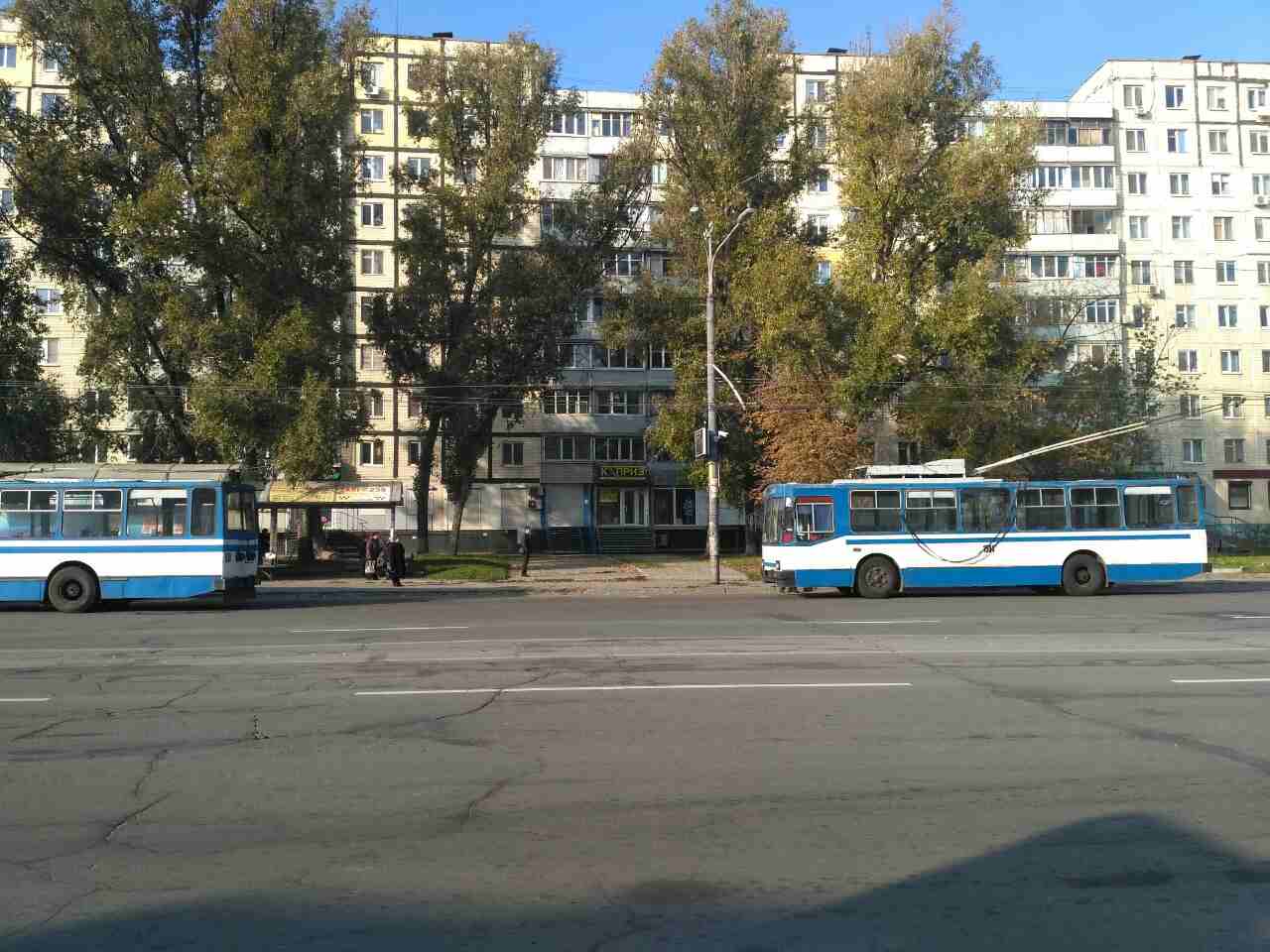 В Днепре троллейбусы не доезжают до ж/м Победа 4: причины. Новости Днепра
