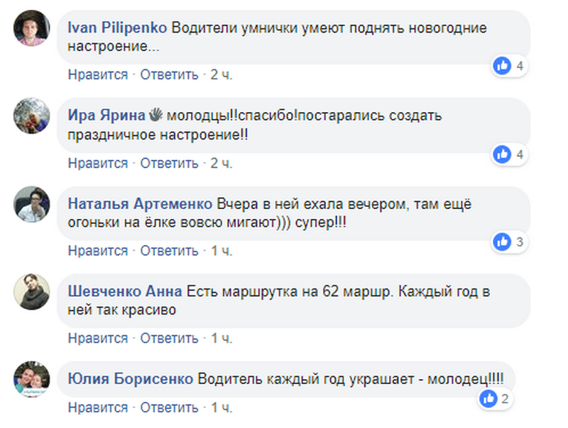 Ответ новогоднему трамваю: в Днепре водитель маршрутки украсил салон живой ёлкой (фото). Новости Днепра