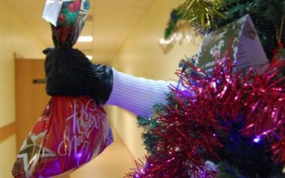 В Днепре в центре поймали похитителя новогодних красавиц. Новости Днепра