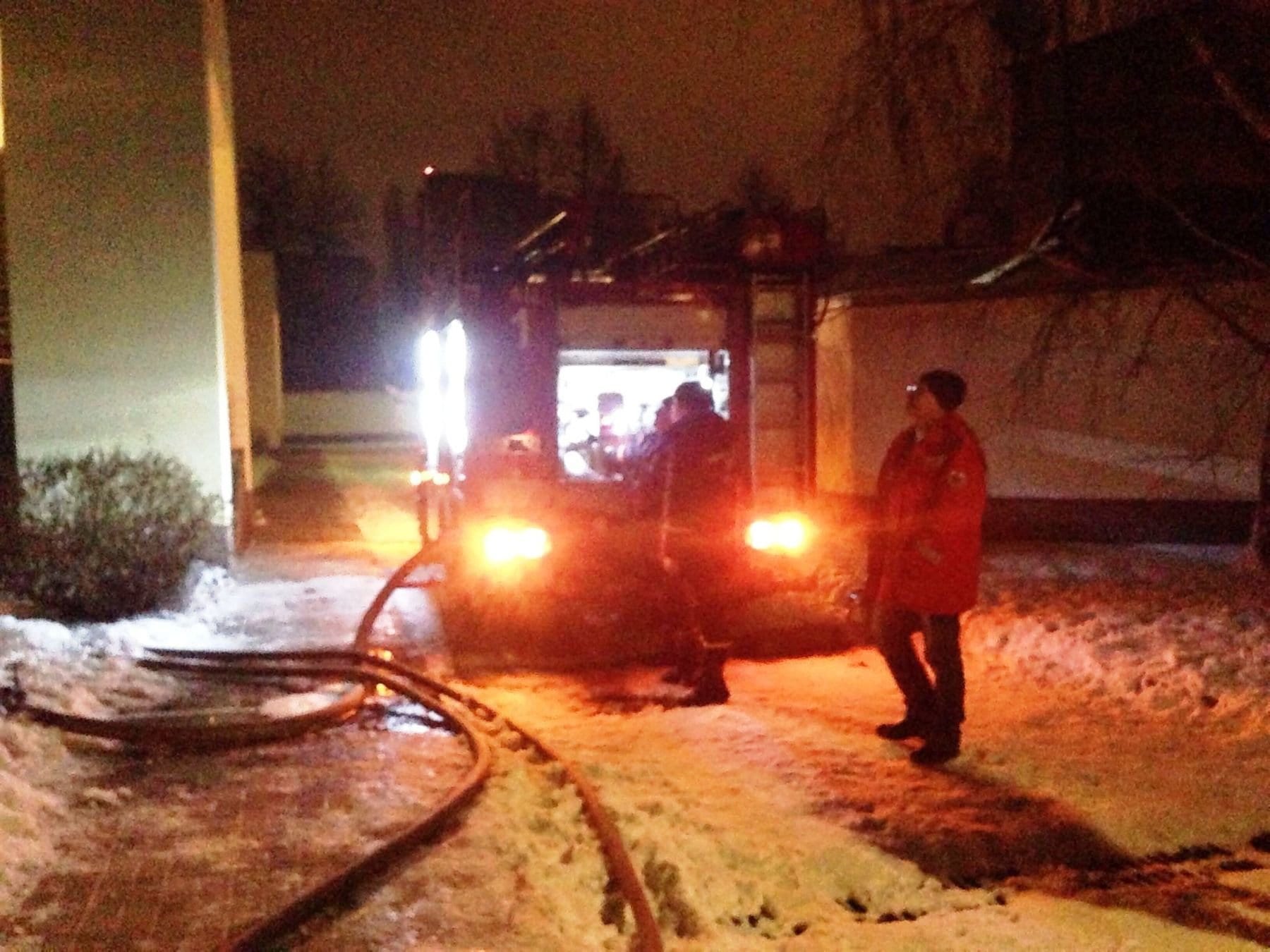Ночью в центре Днепра сгорел офис. Новости Днепра