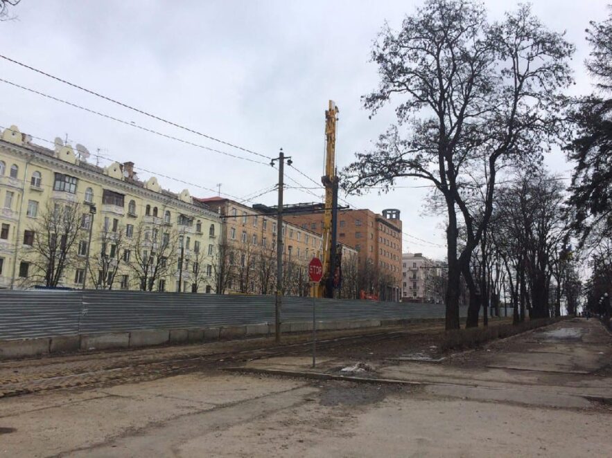 В Днепре возле "Атриума" начали активно бурить метро. Новости Днепра