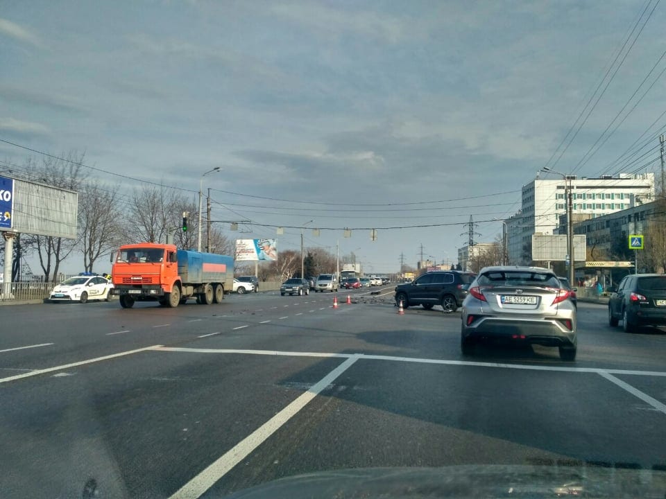 Крупная авария в Днепре: могут быть пострадавшие. Новости Днепра