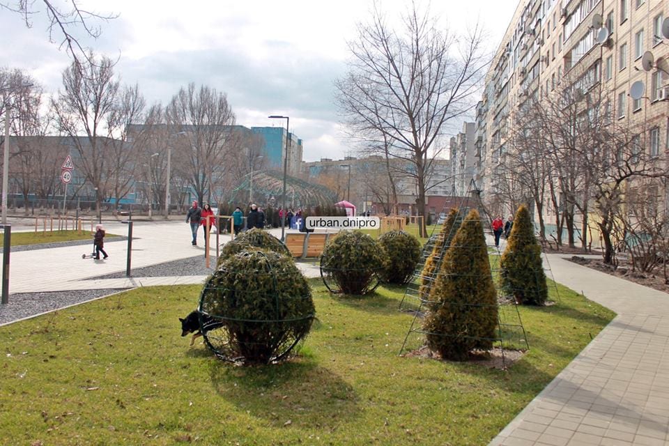 Новая аллея на ж\м Парус: в Днепре появился пример благоустройства города. Новости Днепра