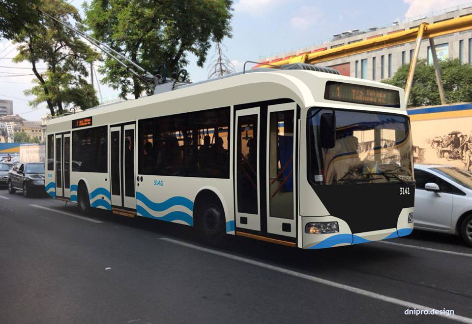 Волнующий Днепр: как новые троллейбусы города получили своё "лицо". Новости Днепра