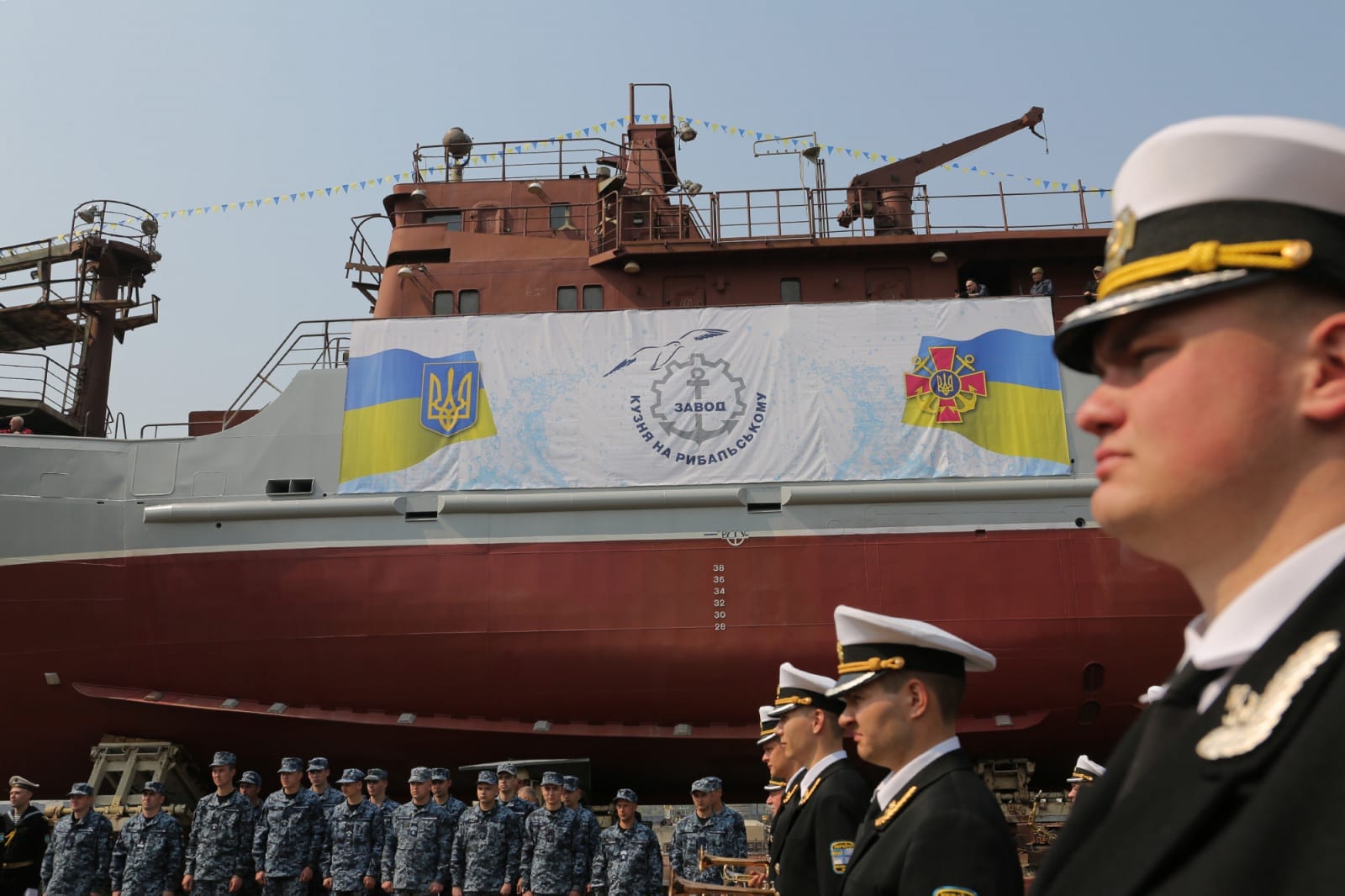 На Днепр спустили современный корабль-разведчик для украинского флота: аналогов нет. Новости Днепра
