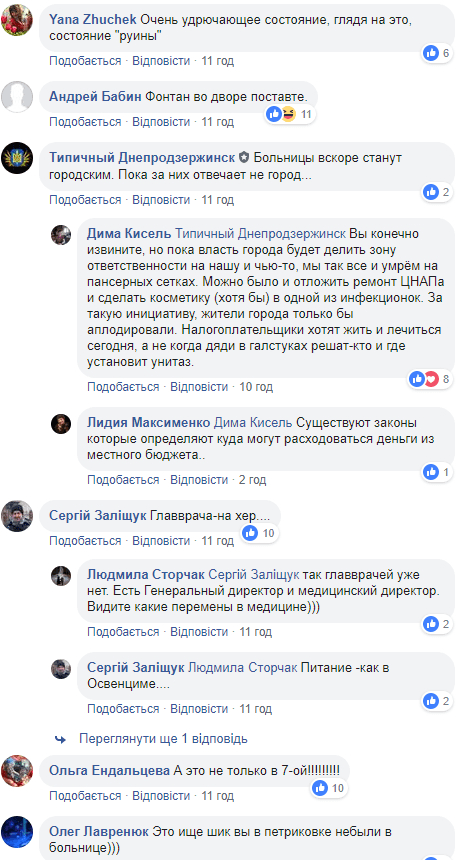 "Это концлагерь": состояние инфекционного отделения горбольницы в Каменском ужасает (ФОТО). Новости Днепра