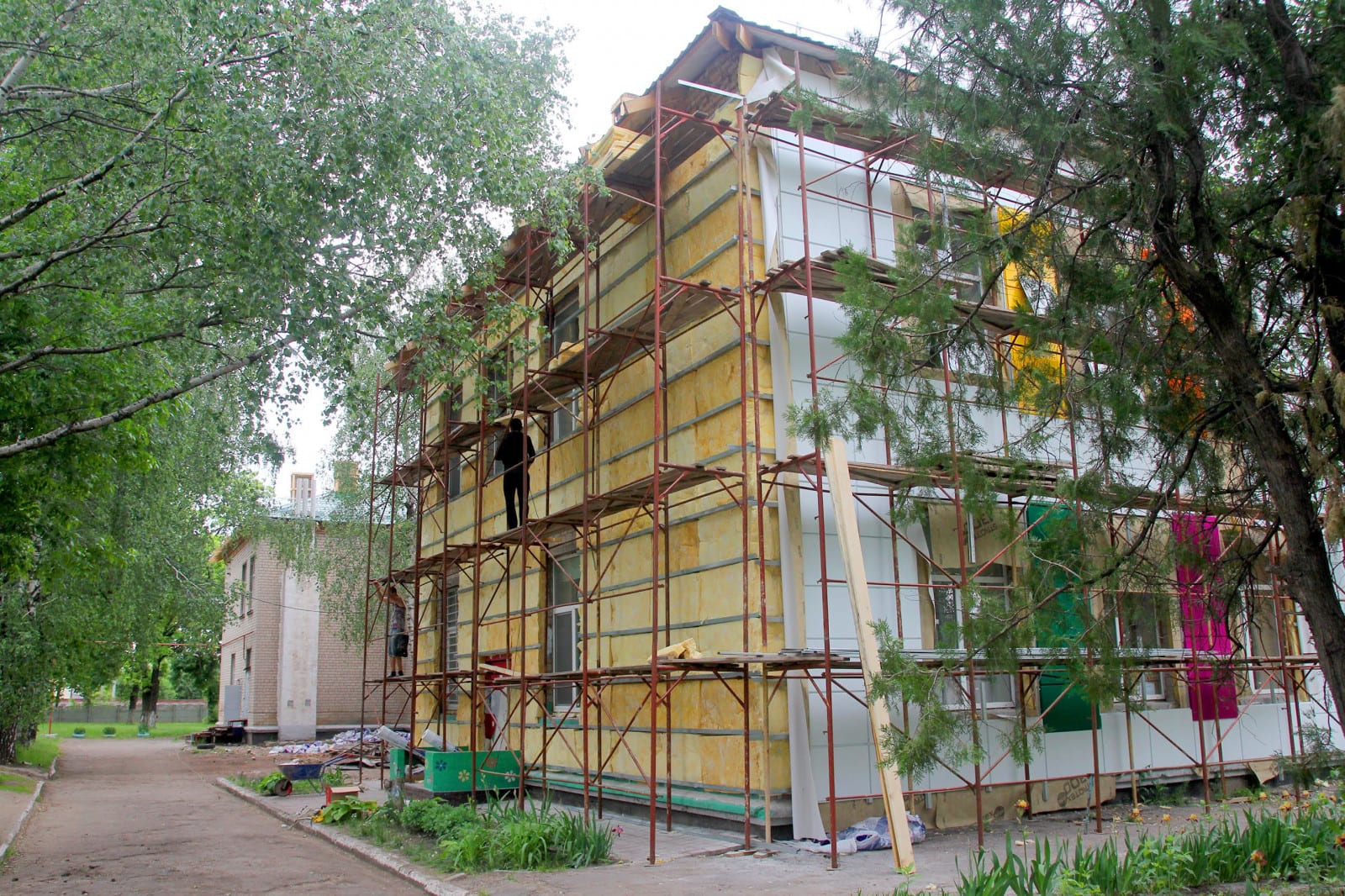 В Днепре в разгаре реконструкция школы № 104 (Фото). Новости Днепра