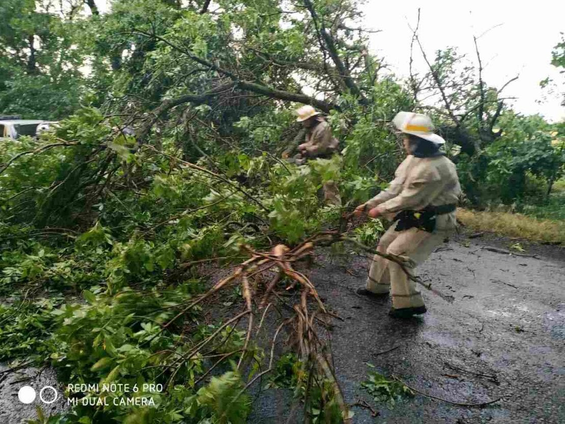 Ураганный ветер валил деревья на дороги и машины: на Днепропетровщине ликвидируют последствия стихии (Фото). Новости Днепра
