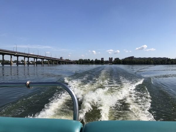 В Днепре появилось плавучее такси через реку (Фото, видео). Новости Днепра