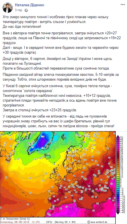 Вытрите слезы и улыбнитесь, идет жара: синоптик порадовала прогнозом украинцев, собравшихся в отпуск. Новости Днепра