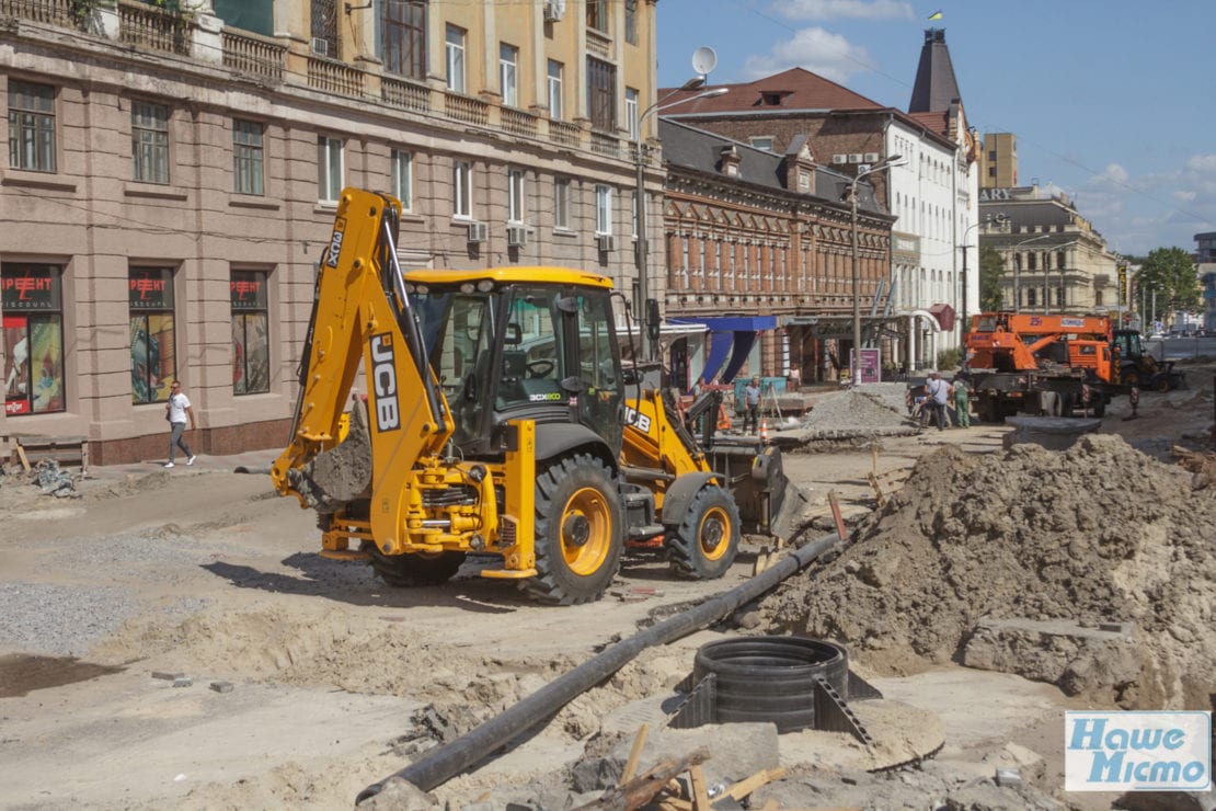 В Днепре активно идет реконструкция ул. Короленко. Новости Днепра