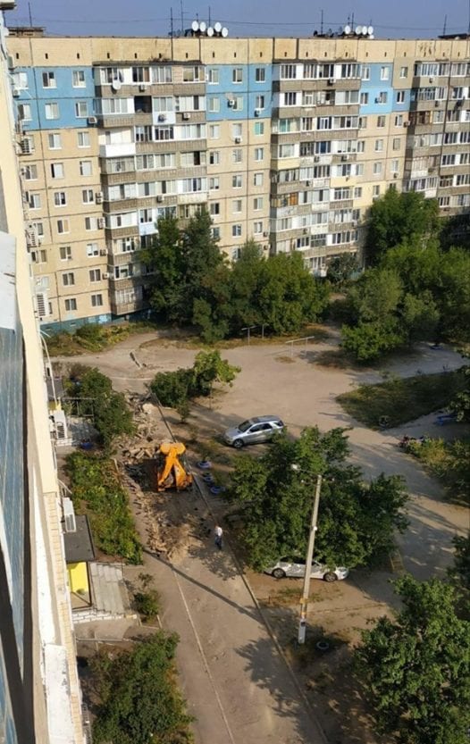 В Днепре на ж/м Парус начался долгожданный ремонт на ул. Гидропарковой. Новости Днепра