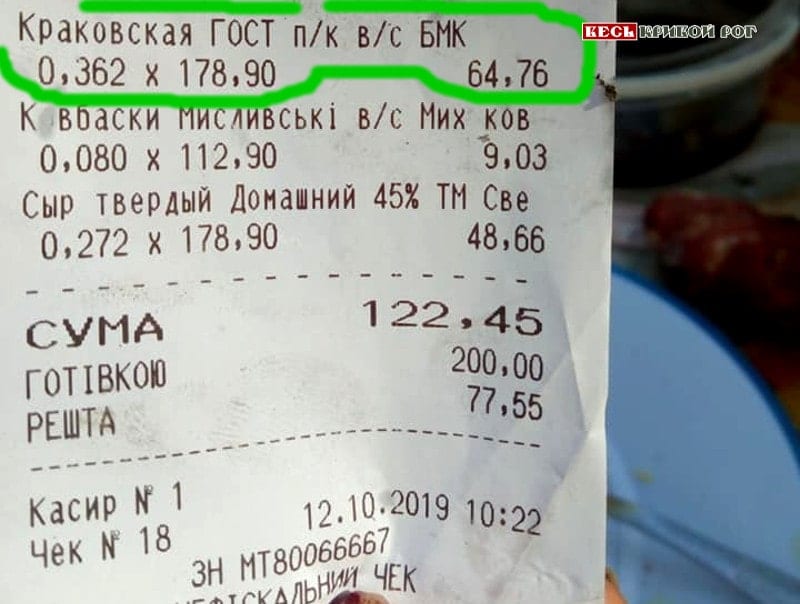 Колбаса с сюрпризом: в Кривом Роге девушка купила "Краковскую" с крысой
