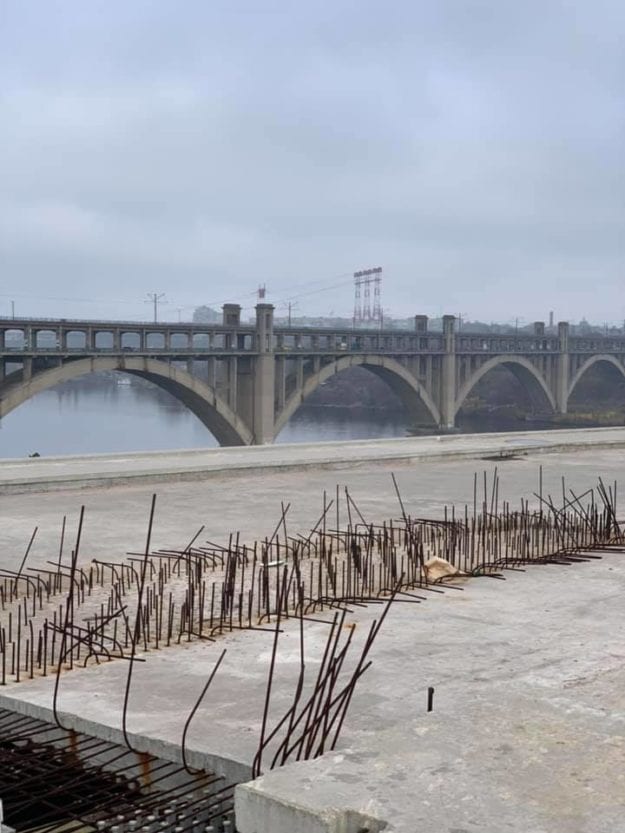 В Запорожье жестко взялись за строительство скандального моста. Новости Днепра