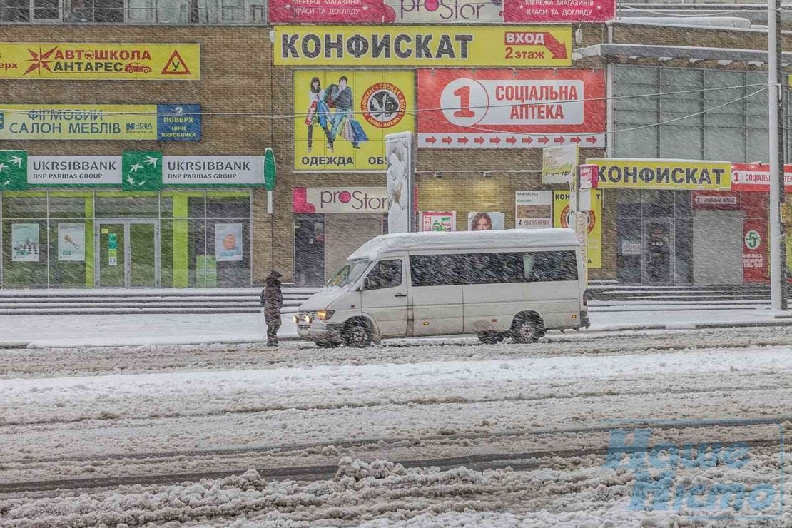 В Украине ожидается очень сильный снегопад