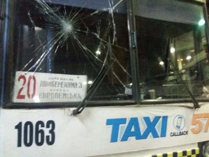 Происшествие Днепр: обстреляли троллейбусы с пассажирами