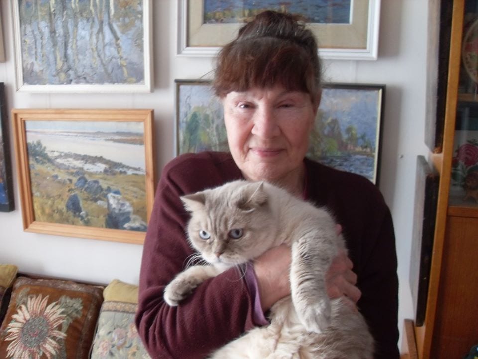 В Днепре новый дом ищет кот безвременно ушедшей Людмилы Тверской