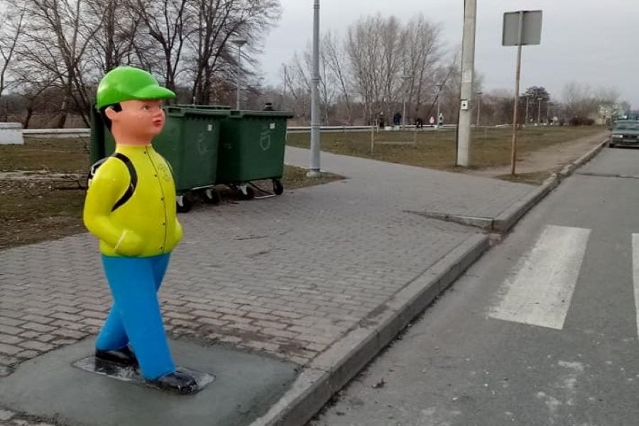 Желтые человечки добрались до Днепра (Фото) Новости Днепра