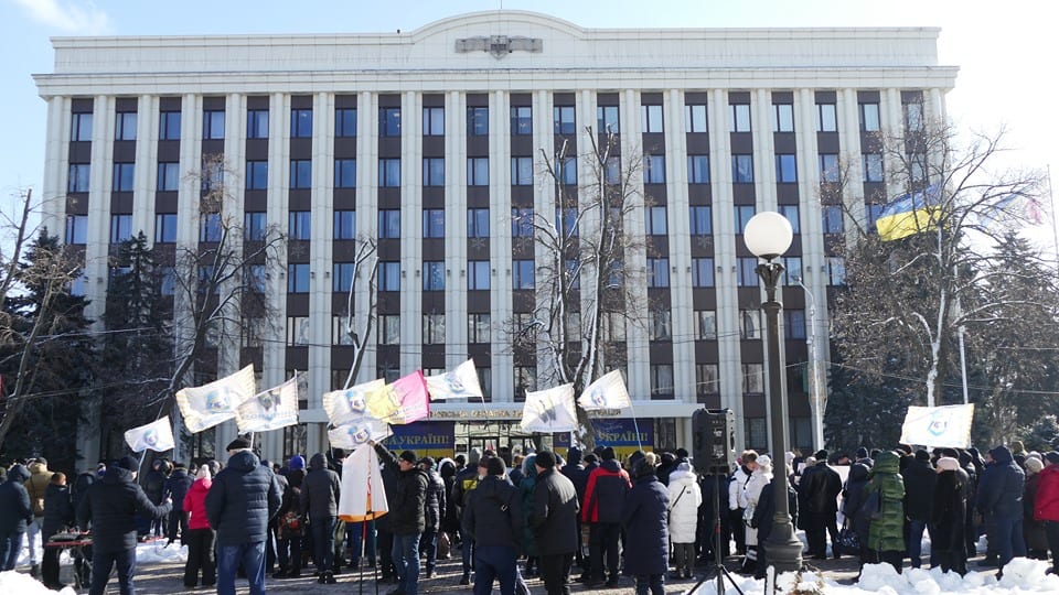 Предприниматели ворвались в ОГА. Новости Днепра