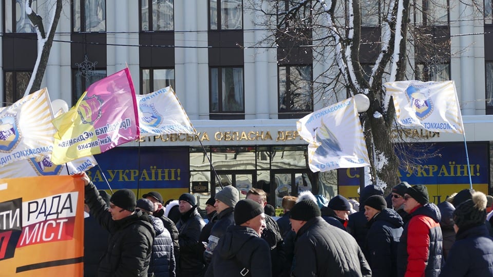 Предприниматели ворвались в ОГА. Новости Днепра