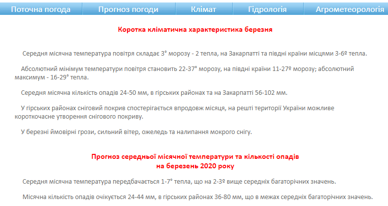 Синоптики дали прогноз на первый месяц весны