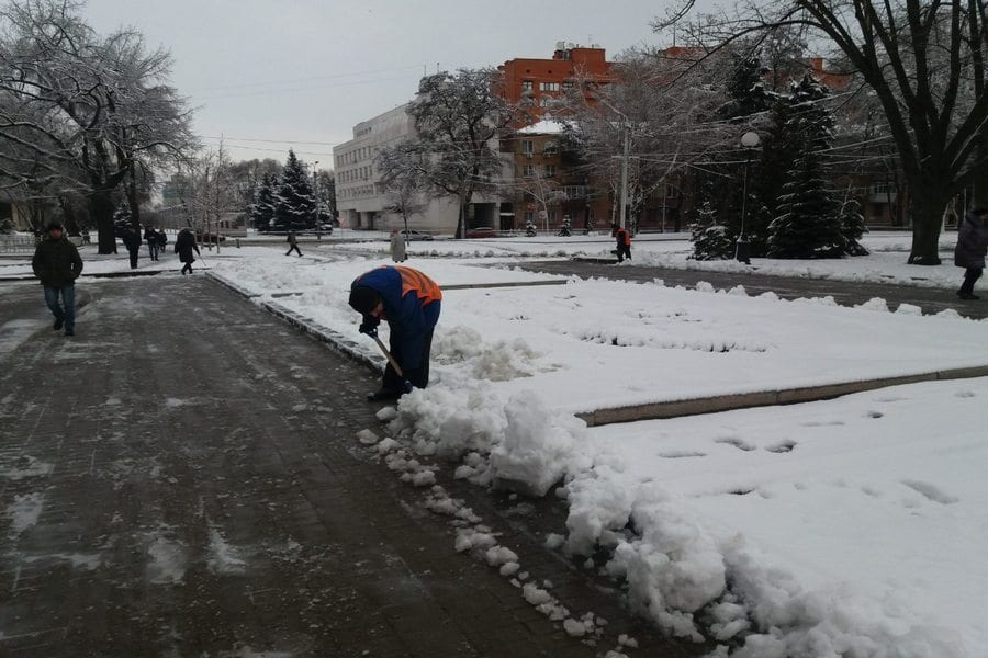 В Днепр пришла зима: последствия снегопада. Новости Днепра