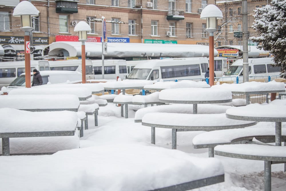 Под Днепром зафиксировали рекордно низкую температуру. Новости Днепра
