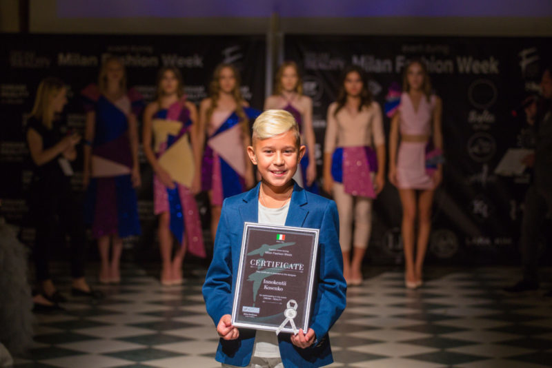 12-летний модельер из Днепра рассказал о своем успехе в Милане