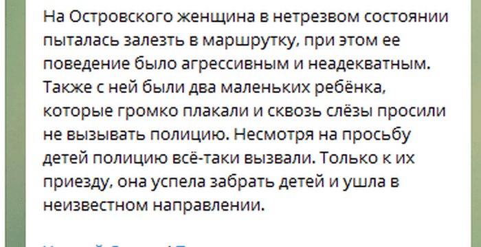 В Днепре пьяная женщина пыталась влезть без очереди в маршрутку 