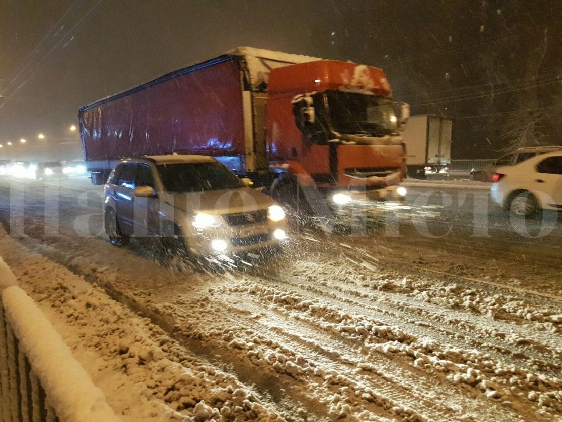 Днепр в эпицентре снежной бури (Фото, видео). Новости Днепра