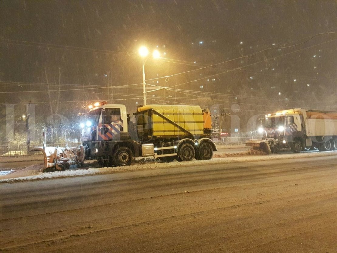 Днепр в эпицентре снежной бури (Фото, видео). Новости Днепра