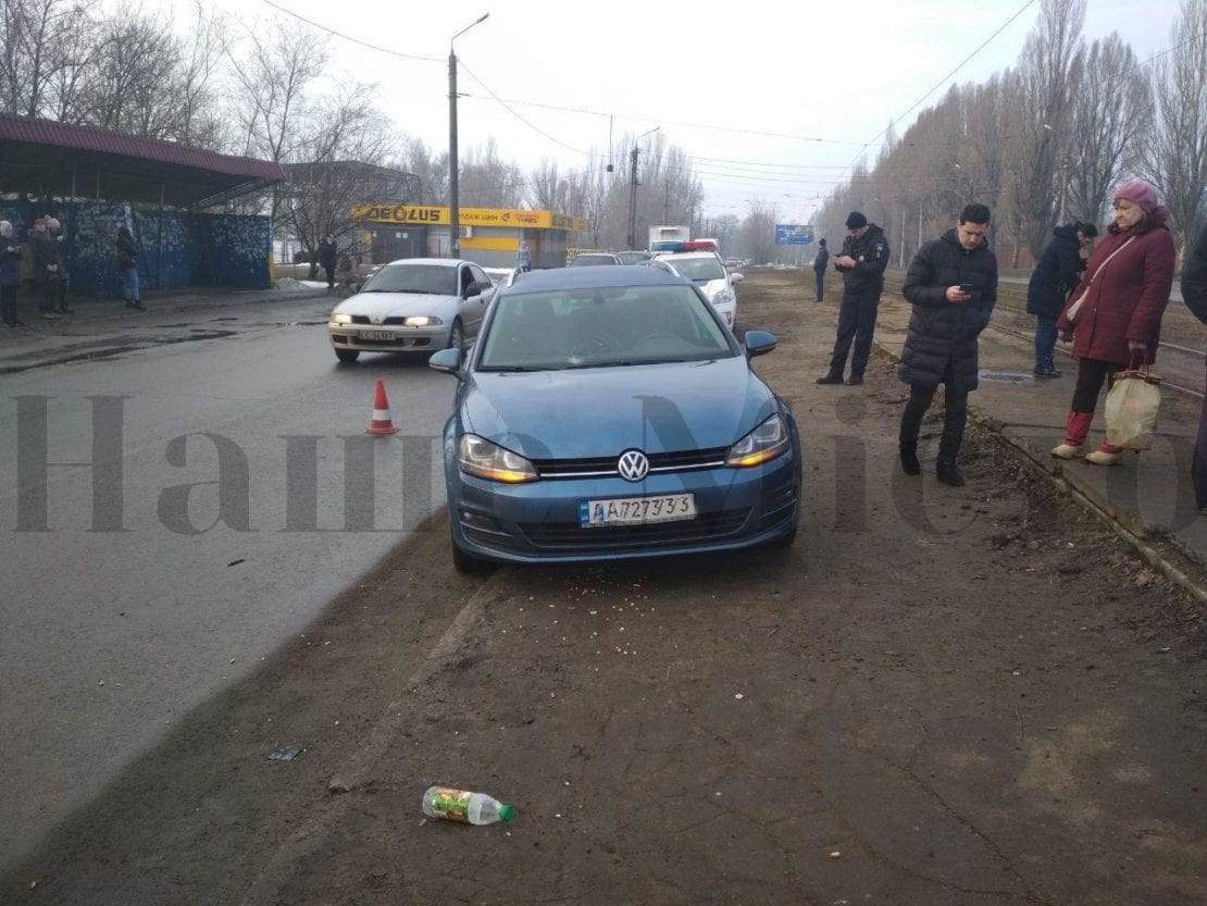 Школьник угодил под колеса иномарки (Фото). Новости Днепра