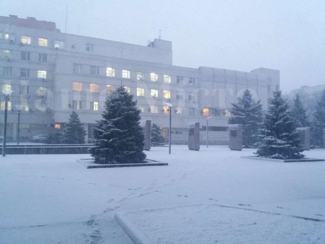 Днепр в эпицентре снежной бури (Фото, видео). Новости Днепра