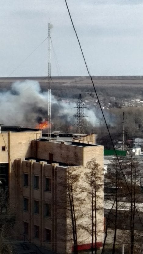 В Днепре на ж/м Приднепровск гигантский пожар. Новости Днепра