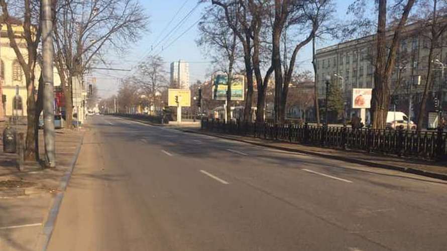 В сети показали совершенно пустой центр города (Фото). Новости Днепра